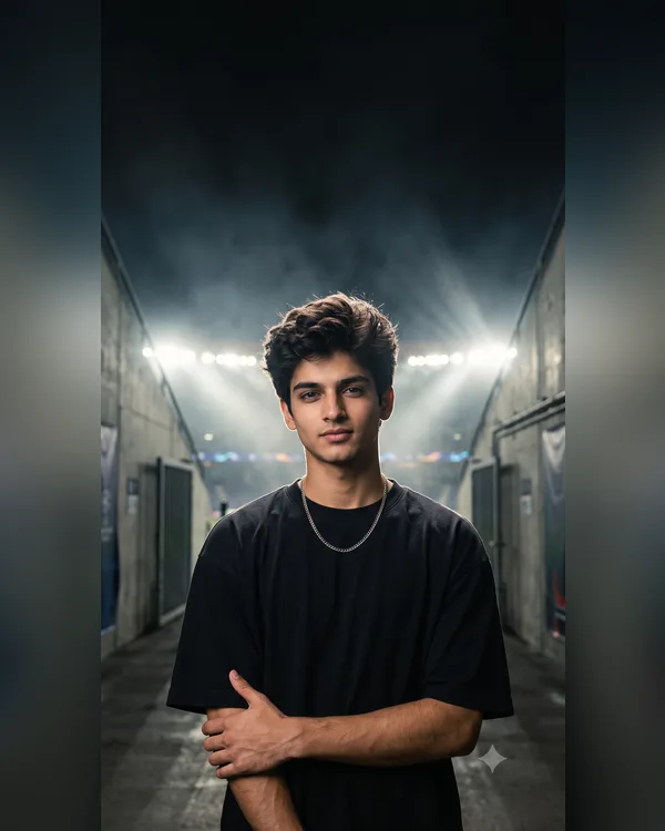 Stadium Anthem Reel Poster Prompt for Boys
