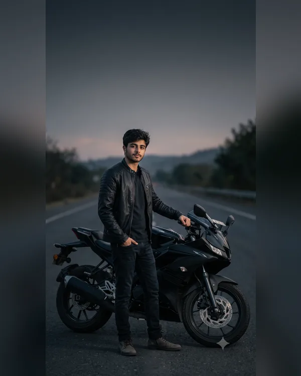 Superbike Attitude Poster Prompt for Boys