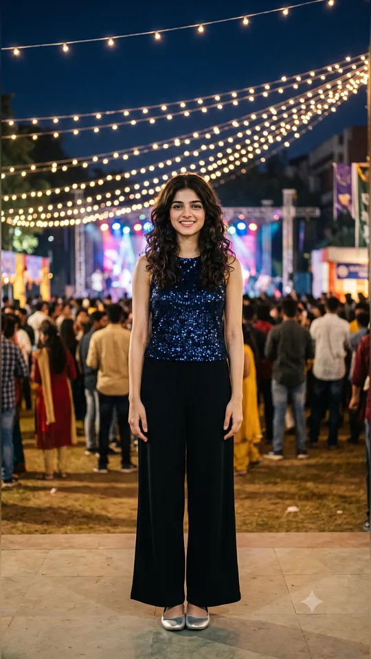 College Fest Girl Photo Prompt