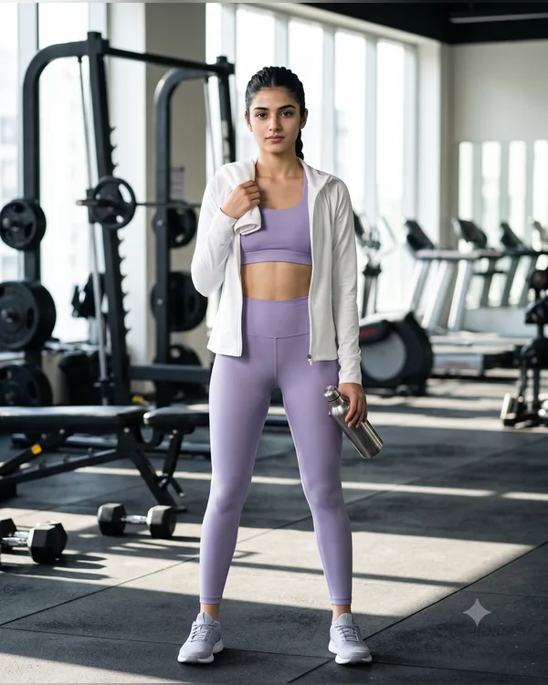 Gym Athleisure Girl Photo Prompt