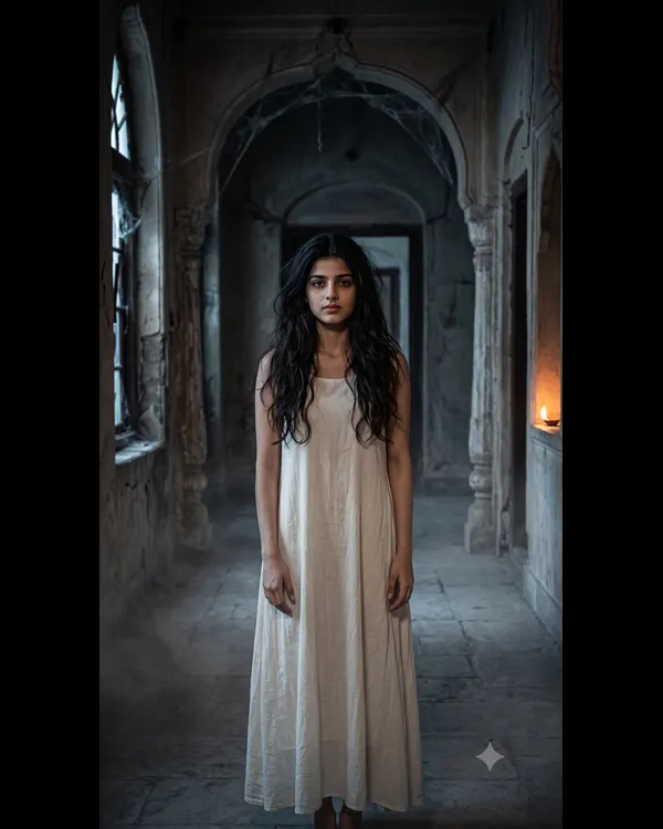 Horror Haveli Girl at Night