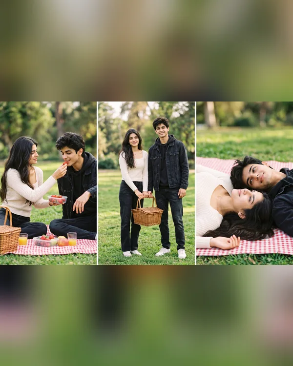 Picnic Love Couple Photo Prompt
