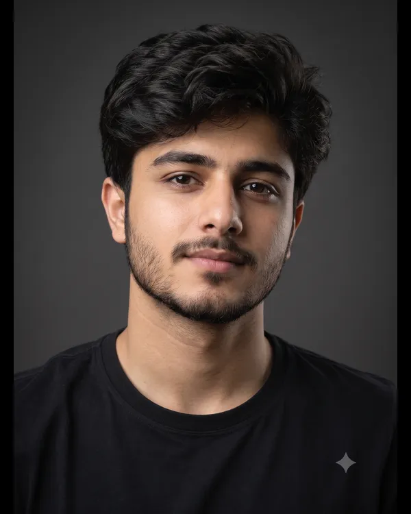 Portrait Studio Boy Photo Prompt
